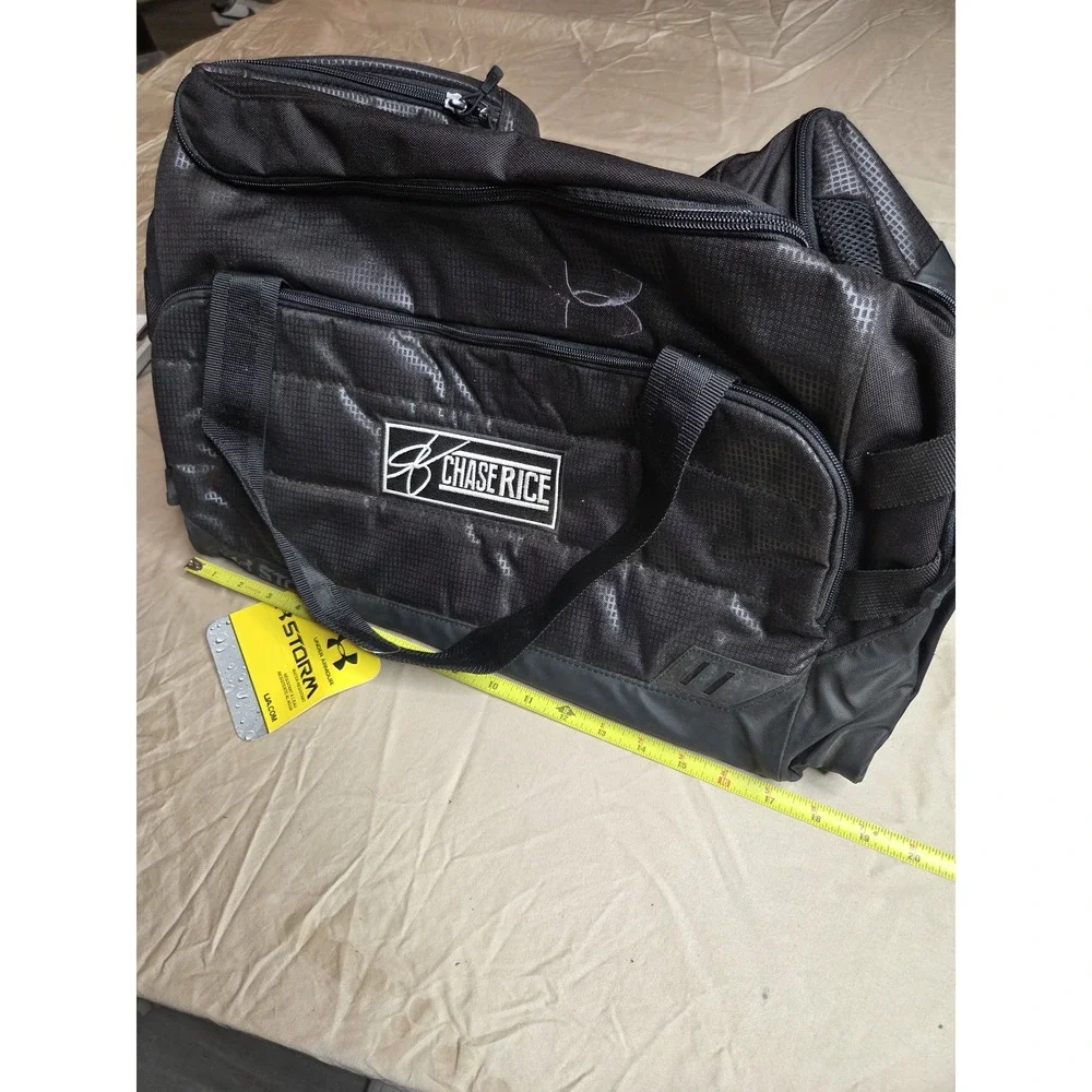 Under Armour Storm Chase Rice Duffle Bag Black NWT MSRP $79
